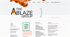 Desktop Screenshot of ablazegroup.com